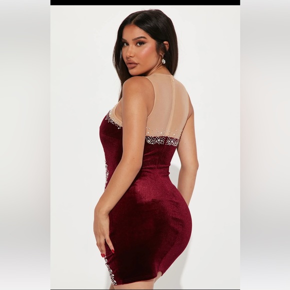 Velvet Mini Dress - Picture 3 of 5